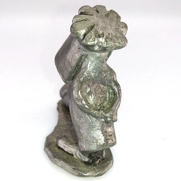 C.R. Gibson Co. The Casual Observer Sunbonnet Sue & Goose 2" T Pewter Sculpture - Picture 5 of 8